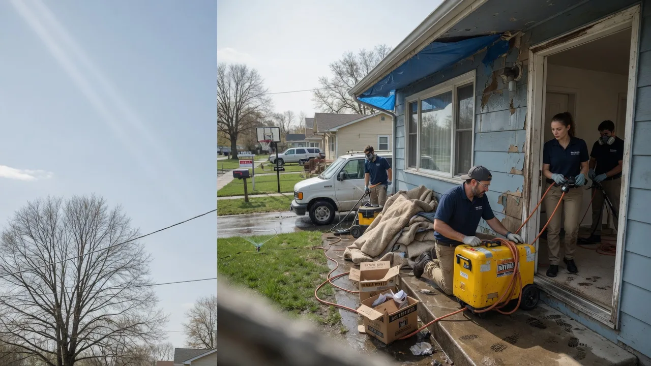 Basement Flood Cleanup in Oneida, IL near me